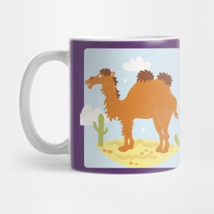 Camel Hand Drawn Illustration Cartoon Mug